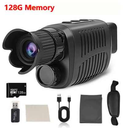 1080P HD Monocular Night Vision – 5X Infrared Zoom Hunting Telescope, 300m Full Darkness Range