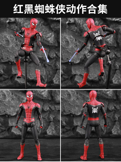 ZD Toys Spider-Man No Way Home 1/10 Action Figure – Peter Parker Gold Black Red Marvel Legends Collectible Toy