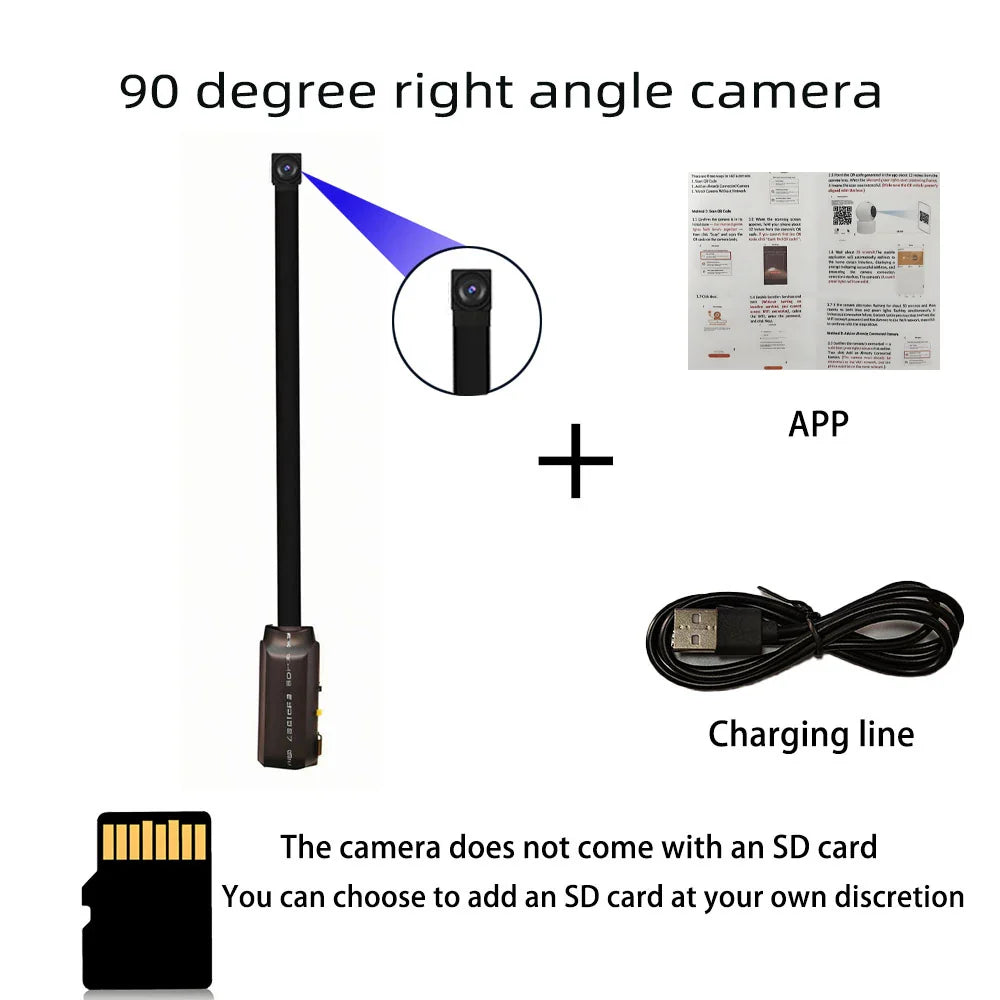 4K HD Mini WiFi Security Camera, Wireless Remote Viewing Home Nanny Cam, Motion Detection Smart Surveillance Camera