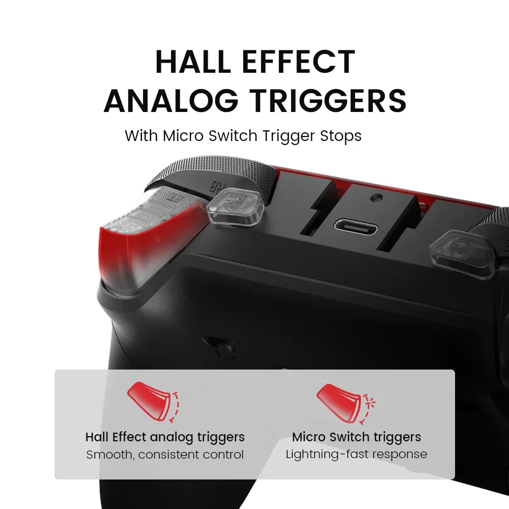 GameSir G7 Pro Xbox Controller - Wired Xbox & Wireless PC Gaming Controller with Hall Effect Sticks, Bluetooth & Charging Dock