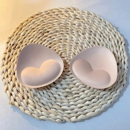 2pcs Silicone Bra Inserts – Sticky Push-Up Breast Pads, Thicker Nipple Covers for Women’s Bras & Swimsuits