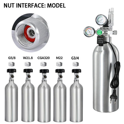 DIY CO2 Regulator for Aquarium – Solenoid Bubble Counter & Pressure Reducing Valve for Fish Tank CO2 Control System