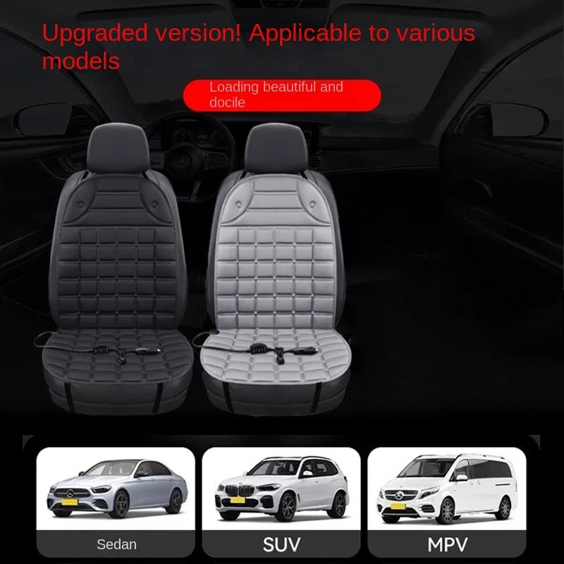 12V Car Heated Seat Cushion – Electric Quick Heating Winter Seat for Small Cars