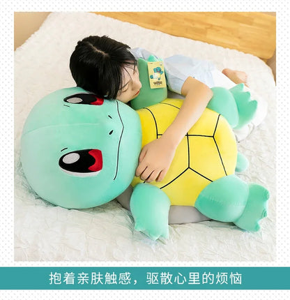 45cm Squirtle Plush Doll – Large Kawaii Pokémon Stuffed Turtle Pillow, Cute Christmas Gift Toy for Boys & Girls
