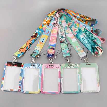 FI24 Japanese Anime Lanyard – Student Card & Badge Holder, Neck Strap for Phone, Subway & Access Cards, Gift for Kids
