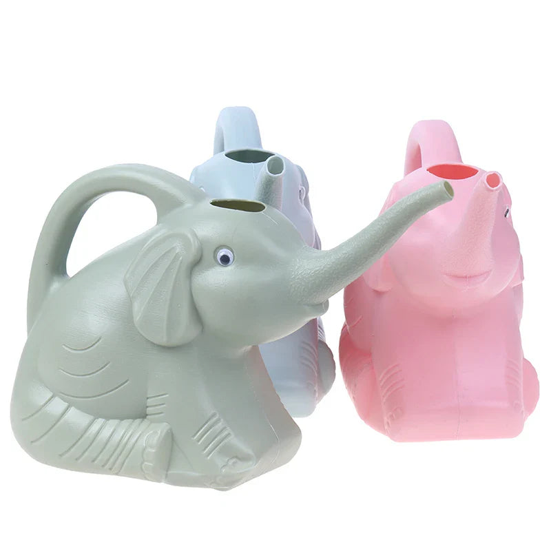 Elephant-Shaped Watering Can Pot - Adorable Home and Garden Tool for Watering Flowers, Succulents, and Potted Plants