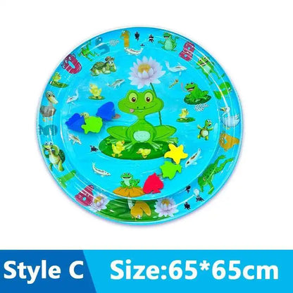 Cats & Dogs Inflatable Water Play Mat — Thickened Sensory Water Bed with Fish for Pet Interactive Fun