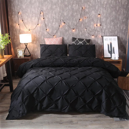 Queen 3-Piece Comfort Set – Gray Bed in a Bag Bedding Set with Duvet Cover & Pillowcases (No Comforter)
