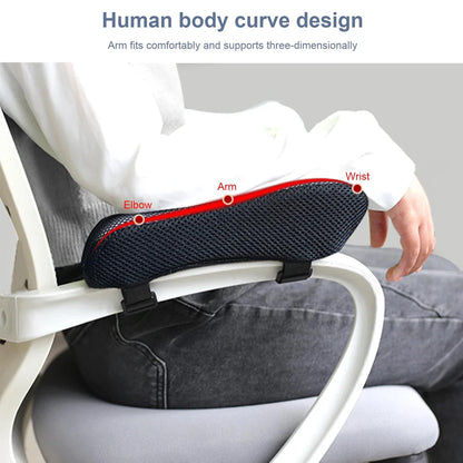 Memory Foam Office Chair Armrest Pad – Comfortable Elbow Support Cushion for Home, Office & Gaming Chairs