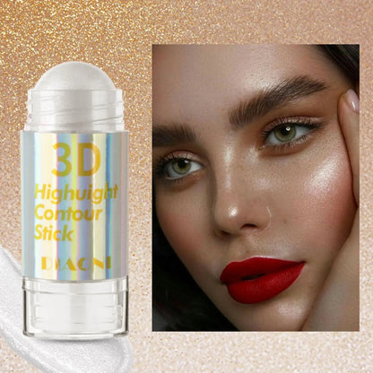 6-Color 3D Highlighter Stick – Face Brightening, Contour, Bronzer & Shimmer Concealer Cream