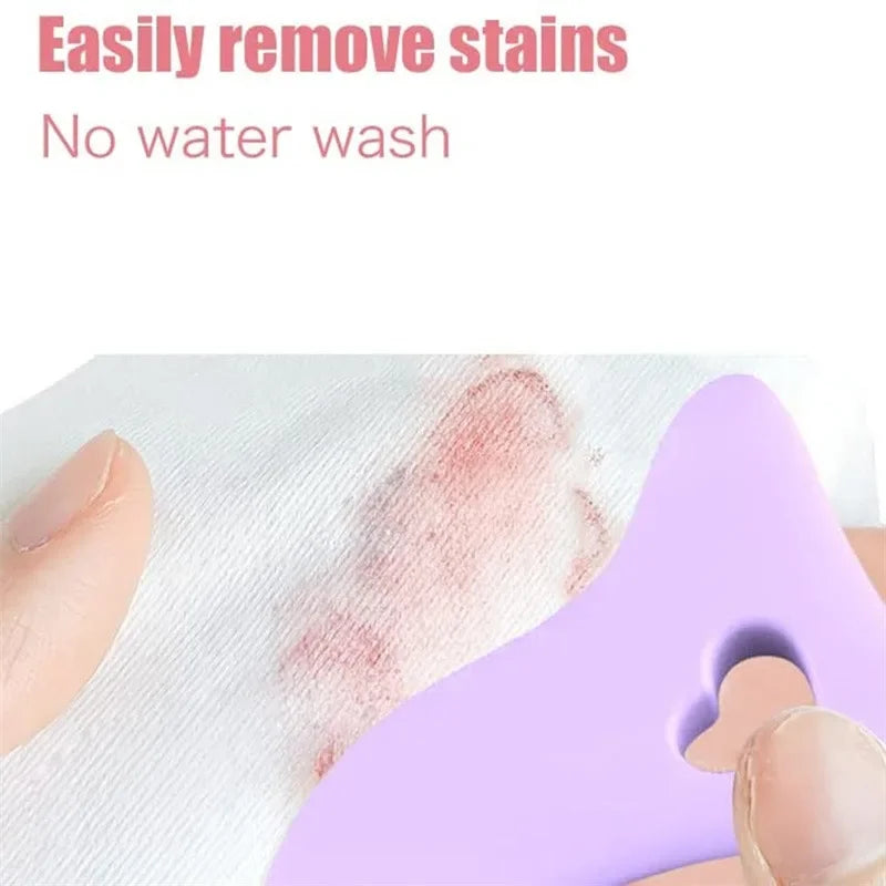 Multi-Functional Eyeliner Stencil - Wing Tips & Lipstick Aid, Reusable Silicone Makeup Tools