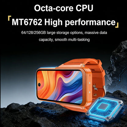 PG999 Max Android 12 4G Smartwatch - 3.97" HD Detachable Screen Phone with Dual SIM, WiFi & GPS