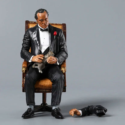 The Godfather Vito Corleone 6" Model Figure — Collectible Doll for Decoration, Toys & Holiday Gift