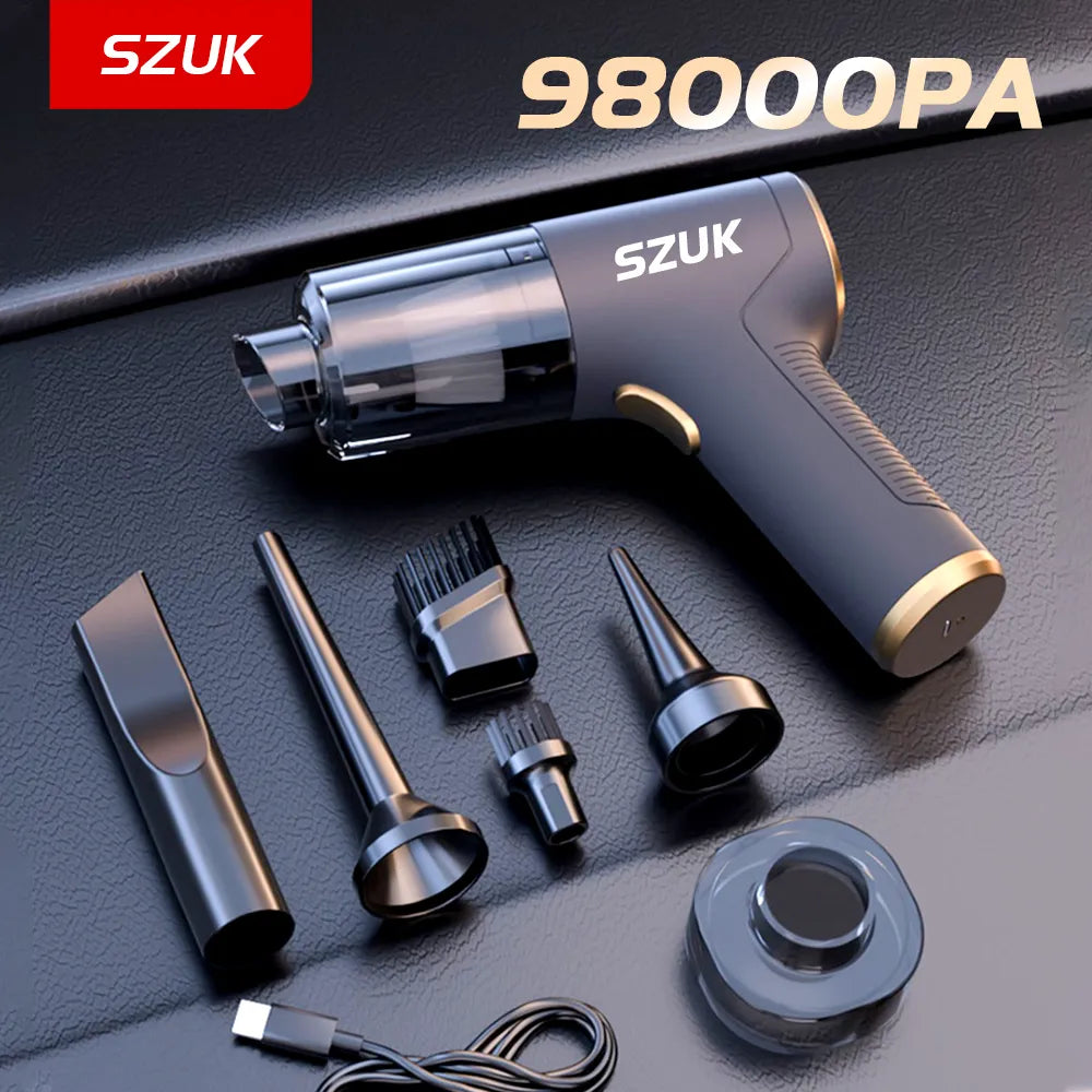 Powerful Portable Mini Car Vacuum Cleaner: Wireless Handheld Cleaning Machine for Home Appliances and Cars, Perfect for Keyboards and More