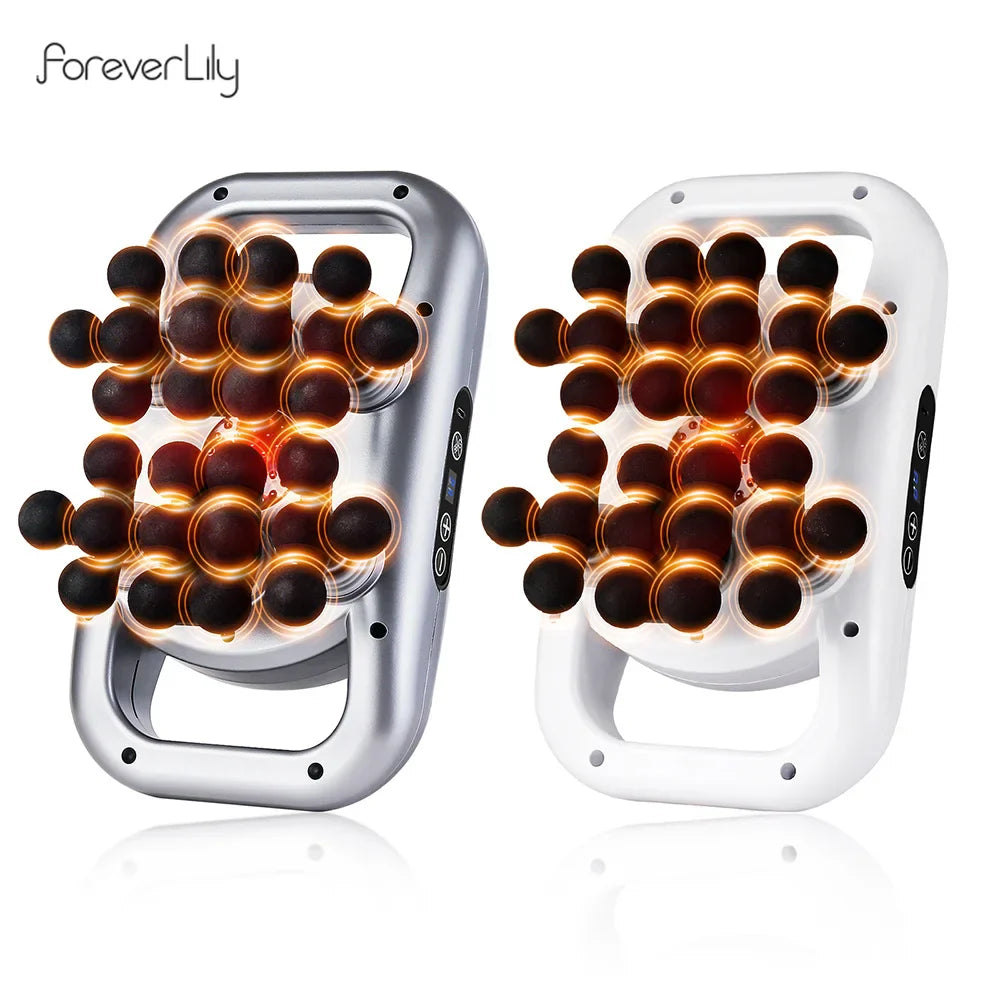 48-Head Body Massage Gun — High-Frequency Vibration Fascia Massager for Neck, Back, Waist, Thigh & Shoulder Muscle Relief