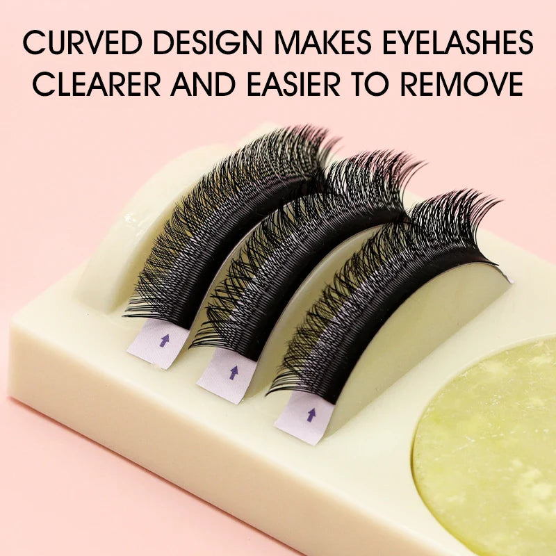 Reusable 2 in 1 Acrylic False Lashes Stand Pad & Glue Holder – Eyelash Grafting Assistor Tool