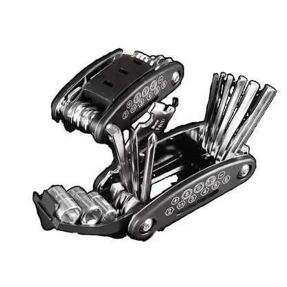 16-in-1 Rotating Socket Wrench Set – Non-Slip Stainless Steel Universal Tool for Home & Car Repair & Maintenance