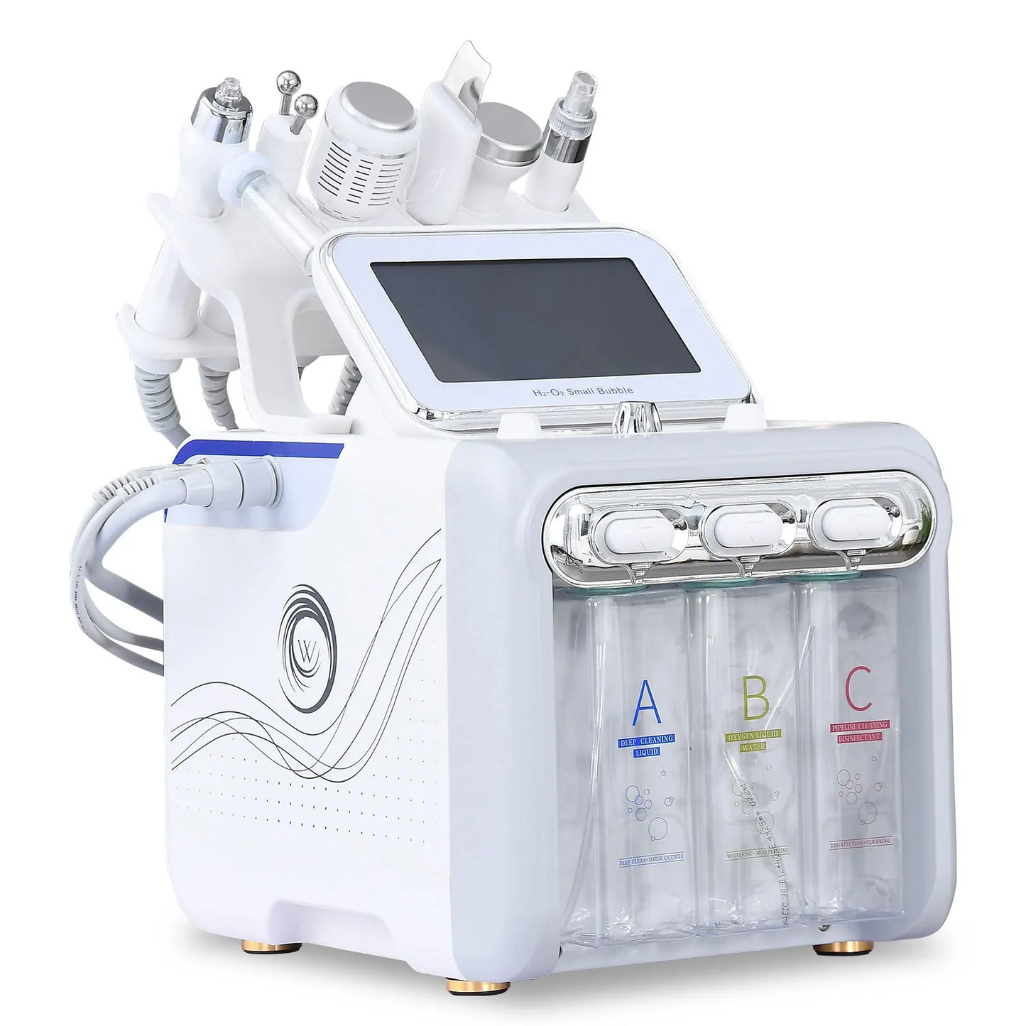 Professional Hydro Dermabrasion Machine – Skincare & Face Care Radiofrequency Facial Cleaning with Hydra Beauty Small Bubble Device
