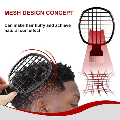 Afro Twist Hair Comb Sponge - Curly Hair Sponge Brush for Men & Women, Personal Styling for Hairdressers
