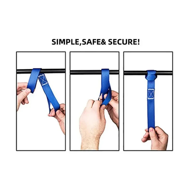 Soft Loop Tie-Down Straps — Multipurpose Securing Straps for ATV, Motorcycles, Scooters, Dirt Bikes & Luggage