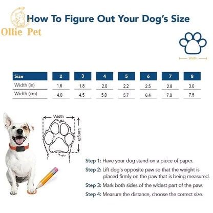 Dog Shoes Waterproof Rain Boots — Anti-Slip, Warm Snow & Reflective Protection for Small and Large Pets