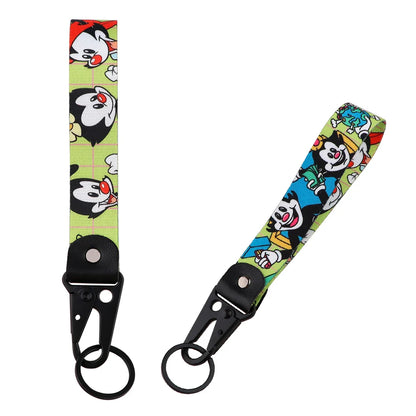 Anime Eagle Beak Keychain – Cool Short Lanyard for Phone, Badge Holder & USB Pendant