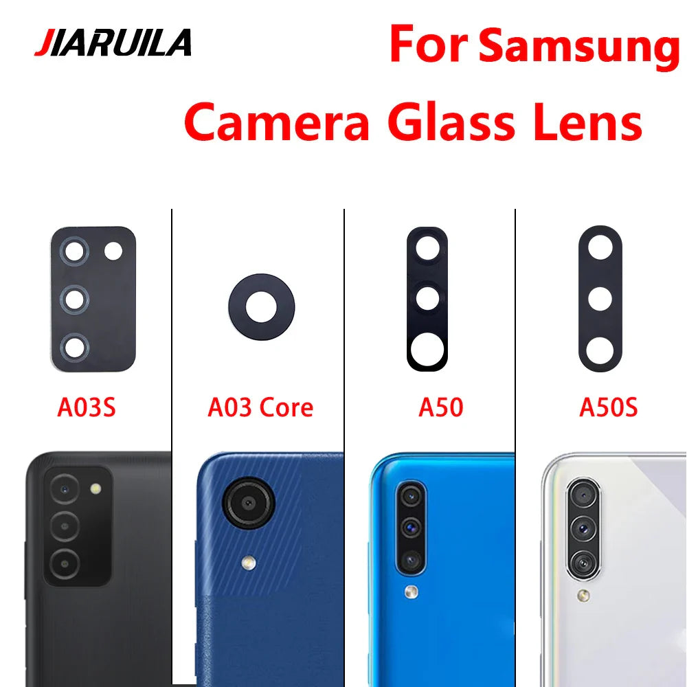 Rear Camera Glass Lens Replacement with Adhesive for Samsung M Series & A Series (M51, A10s, A20s, A12, A50s, A51, A71, M21, M31s)