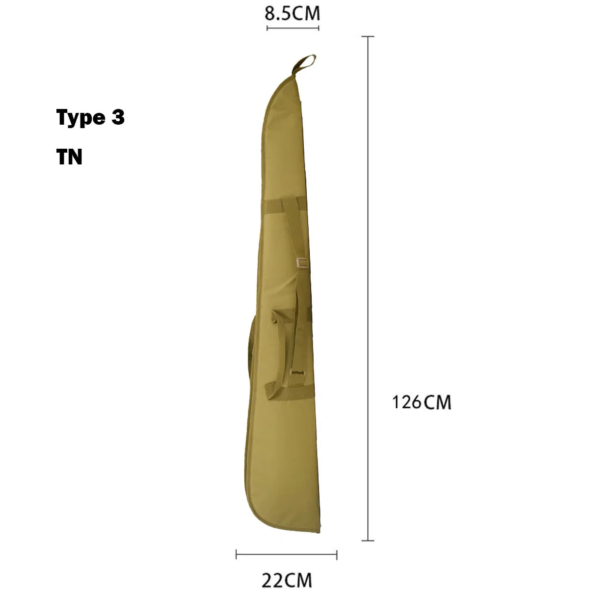 Rifle Bag Backpack - 85cm, 95cm, 115cm Gun Case, Sniper Carbine Airsoft Shooting Carry Shoulder Bags for Hunting Accessories