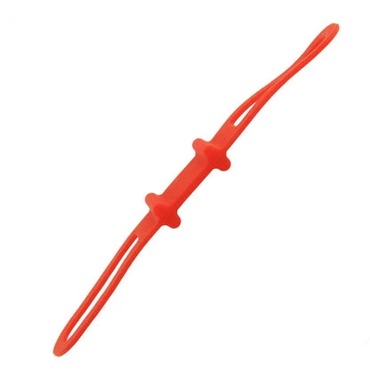 Secure Your Gear: Bicycle Handlebar Silicone Strap Band - Cycling Light Holder Elastic Tie Rope for Phone and Torch Fixing - Bicicleta Essential Torch Flashlight Bandages