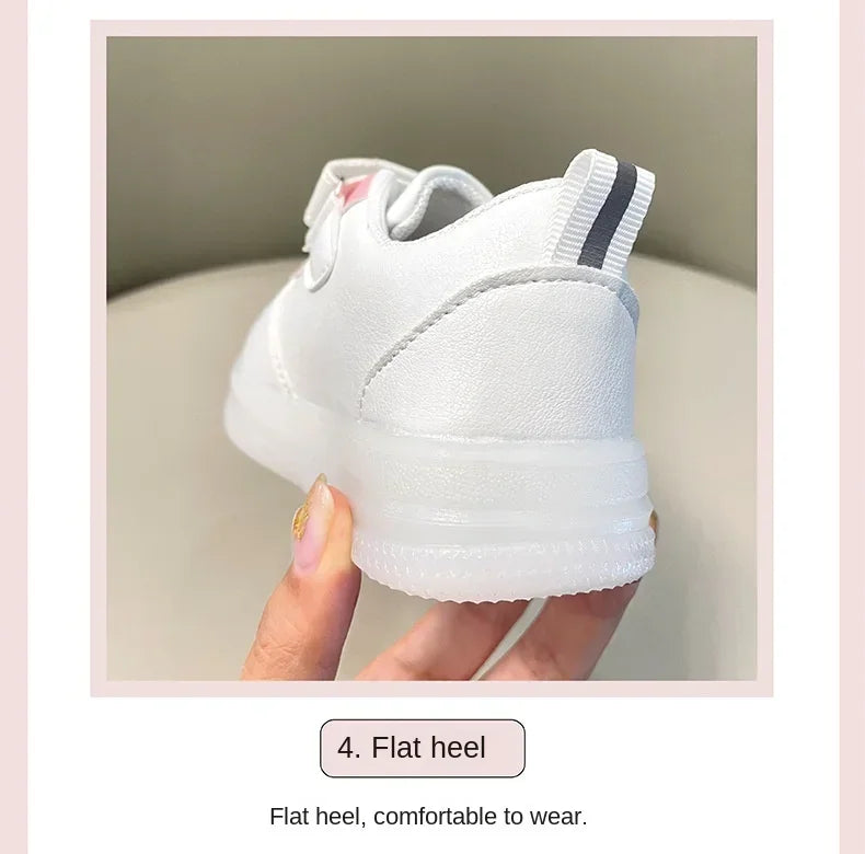 LED Kids Shoes for Girls — Cute Hello Kitty Cartoon Canvas Sneakers, Soft-Bottom Casual Shoes, Baby Girl Kawaii Footwear