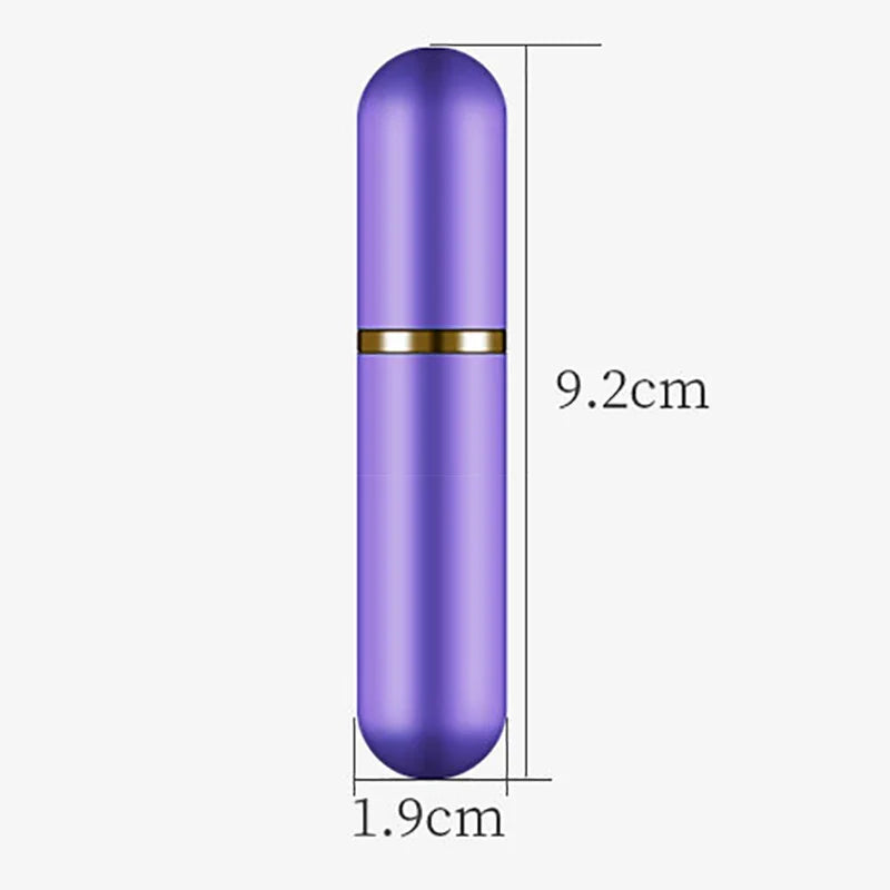 5ml Colored Aluminum Nasal Inhaler - High-Quality Aromatherapy Metal Inhaler with White Cotton Wicks for Essential Oils