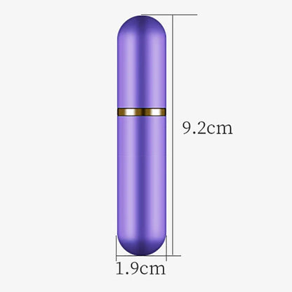 5ml Colored Aluminum Nasal Inhaler - High-Quality Aromatherapy Metal Inhaler with White Cotton Wicks for Essential Oils