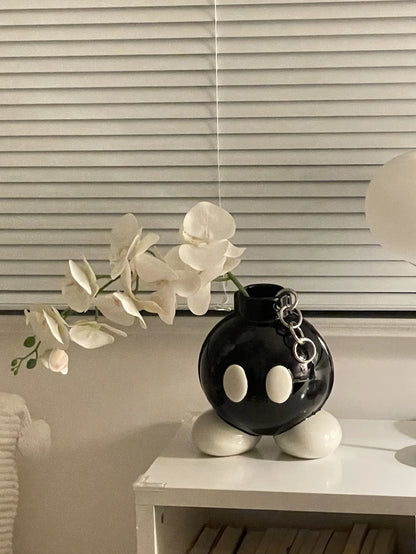 Original High-Style Ceramic Boom Vase – Ins-Style Home Decoration for Living Room, Corridor, Entrance & Balcony