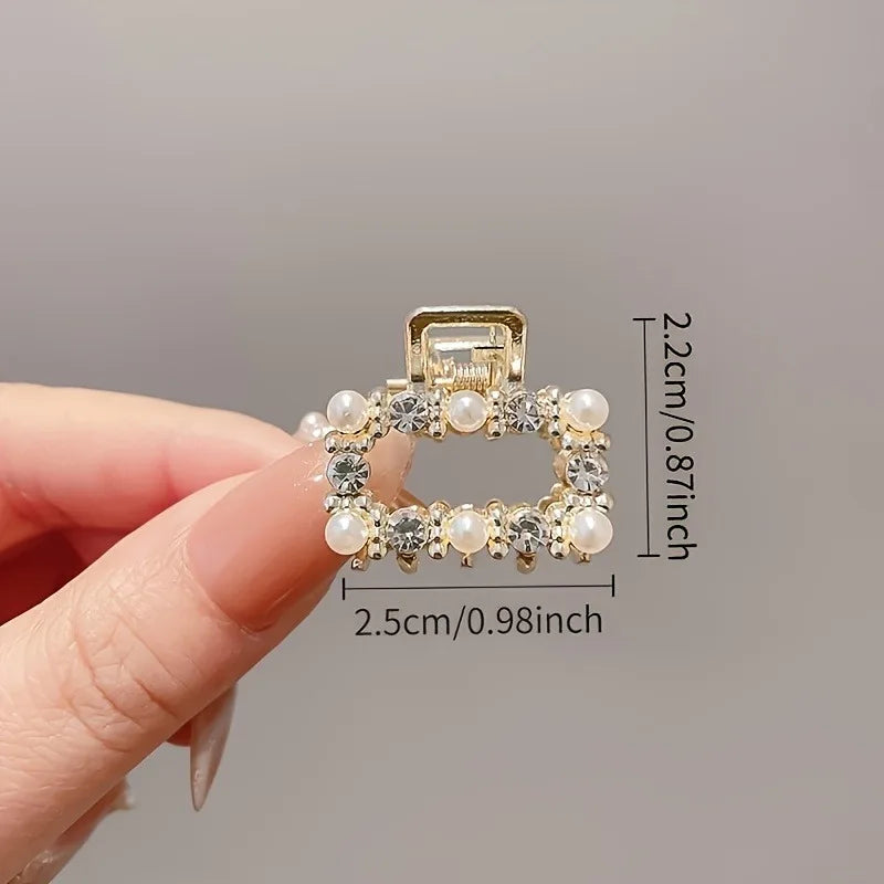 Half-Tied Hair Clips - Alloy Mini Hair Accessories in Assorted Styles