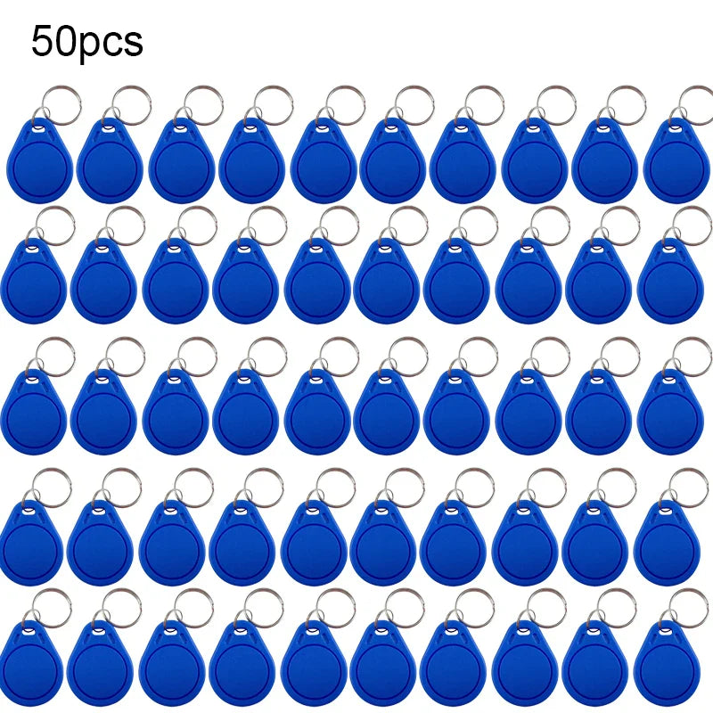 10/50/100pcs 13.56MHz RFID Key Fobs – Read Only S50 Proximity IC Smart Card Tokens for Access Control System