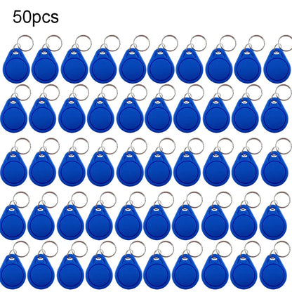 10/50/100pcs 13.56MHz RFID Key Fobs – Read Only S50 Proximity IC Smart Card Tokens for Access Control System