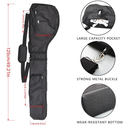 Foldable Golf Sunday Bag – Mini Golf Club Bag for Training, Practice & Travel, Lightweight Golf Case