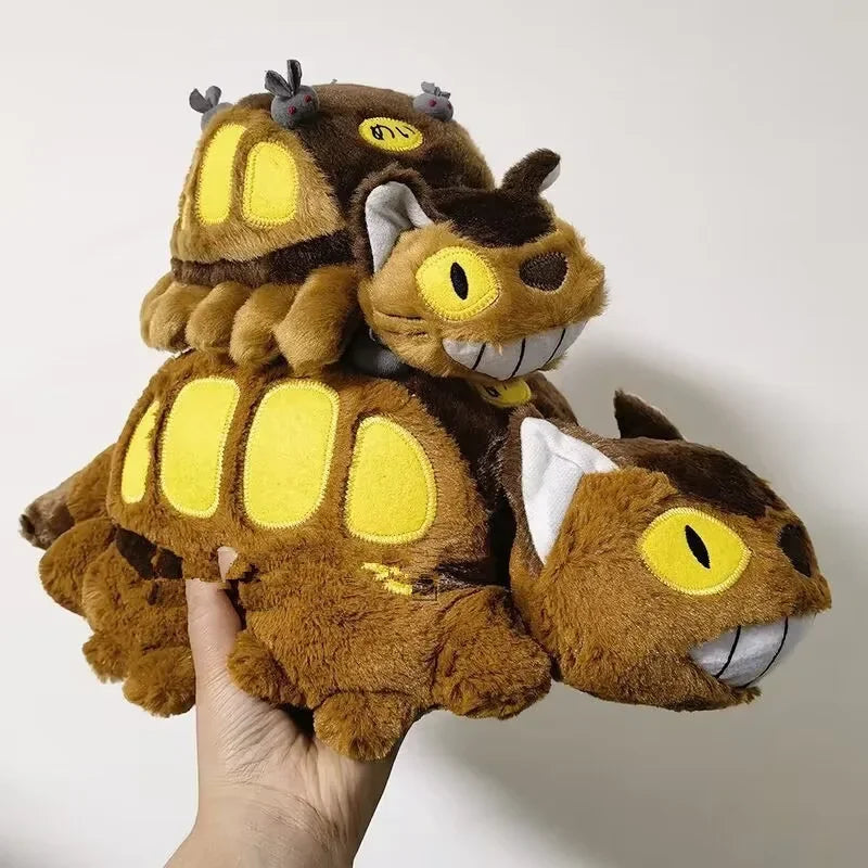 My Neighbor Totoro Plush Toy – Cartoon Bus Soft Stuffed Animal for Kids Xmas & Birthday Gift