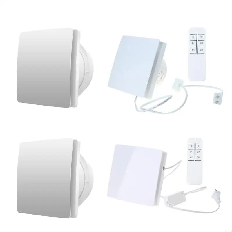 85DB Bathroom Ventilation Fan — 100mm 12W Exhaust Fan with Humidity Sensor & Timer Function