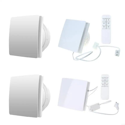85DB Bathroom Ventilation Fan — 100mm 12W Exhaust Fan with Humidity Sensor & Timer Function