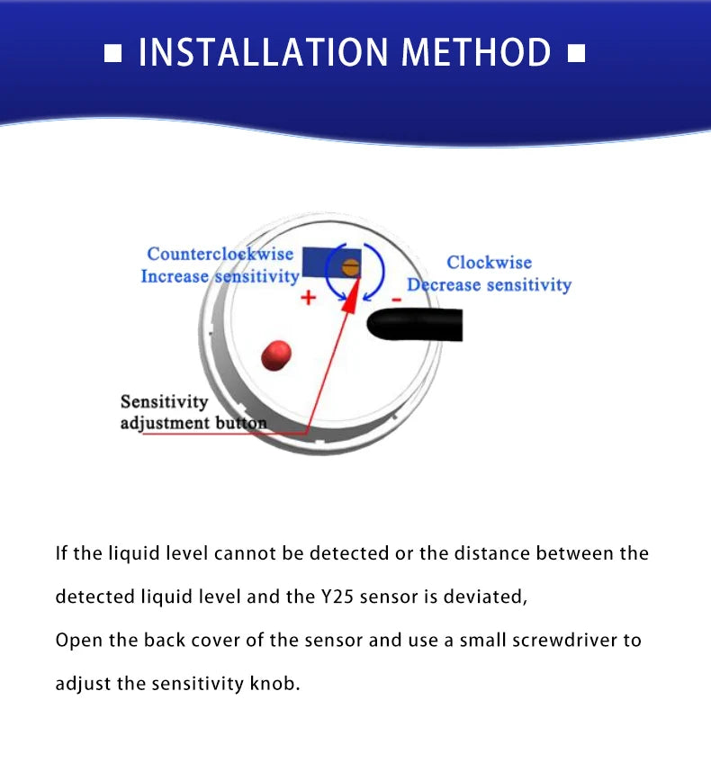 XKC-Y25 Capacitive Liquid Level Sensor – Fast Shipping Non-Contact Water Detection Sensor