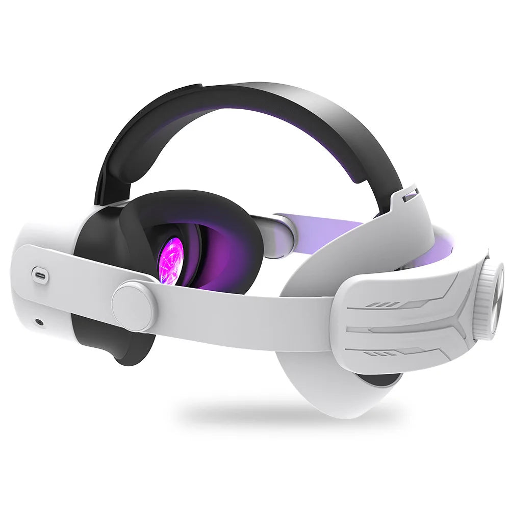 12000mAh Battery Head Strap for Meta Quest 3S – Elite Halo VR Accessory with 25W Fast Charging
