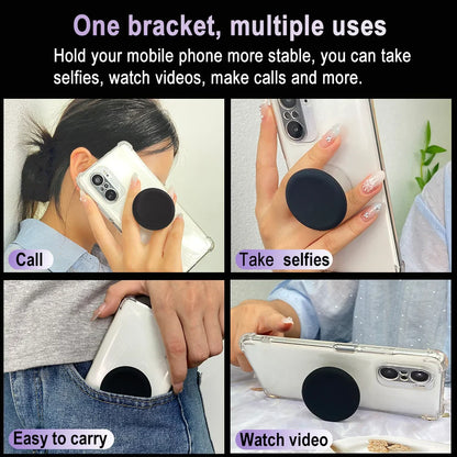 Silicone Round Popping Grip – Tok Sockets Finger Ring Holder, Phone Stand and Bracket, Cellphone Accessories