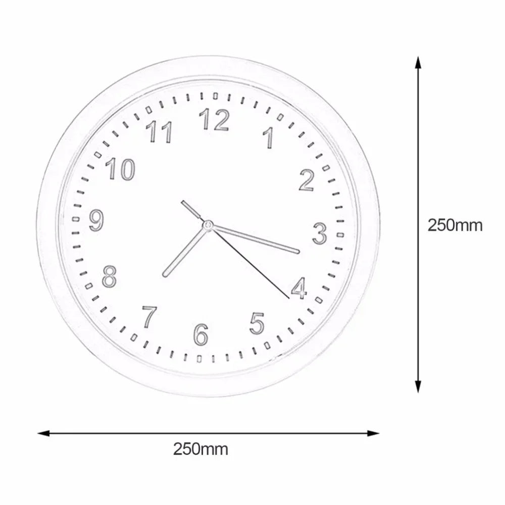 Large Hidden Safe Wall Clock – Secret Security Box for Money, Jewelry & Storage, Home Office Cash Safe