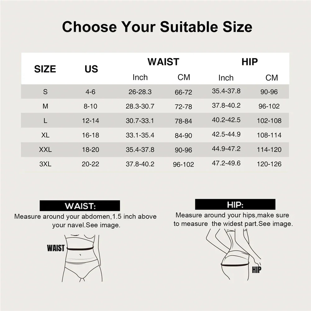 Women's High Waist Slimming Corset - Body Shaper Panties, BBL Shorts, Fitness Waist Trainer and Butt Lifter Shapewear
