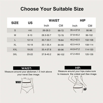 Women's High Waist Slimming Corset - Body Shaper Panties, BBL Shorts, Fitness Waist Trainer and Butt Lifter Shapewear
