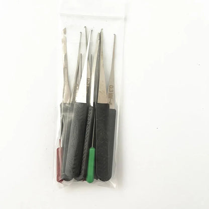8-Piece Lock Pick Set – Stainless Steel Locksmith Tools, Broken Key Extractor, Auto Remove Hooks for DIY Hand Tools
