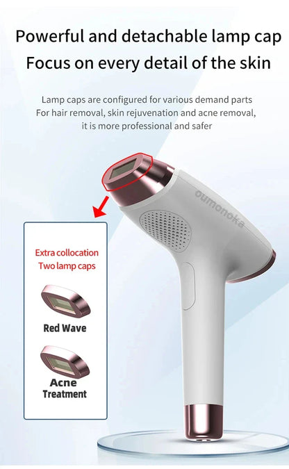 IPL Laser Hair Removal Device – 999,999 Flashes Painless Epilator for Women, Permanent At-Home Bikini & Body Hair Removal