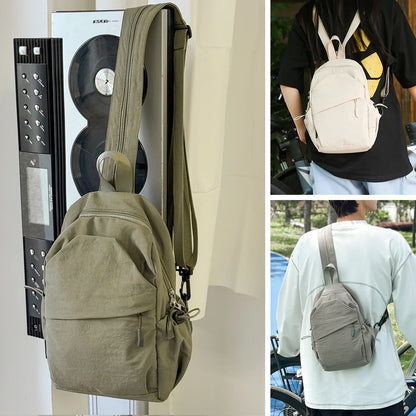 Men’s and Women’s Crossbody Bag – Lightweight Single Shoulder Chest Backpack for Cycling, Sports, and Mountain Climbing