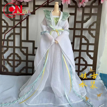 1/6 Female Doll Hanfu Outfit – Ancient Traditional Dress for 12-Inch Action Figures, Cosplay Model Toy